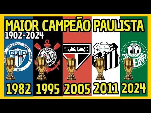 🏆TODOS OS CAMPEÕES DO CAMPEONATO PAULISTA - 1902 A 2024