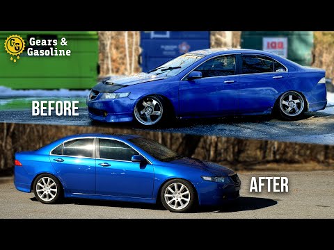Un-Stancing my Acura TSX