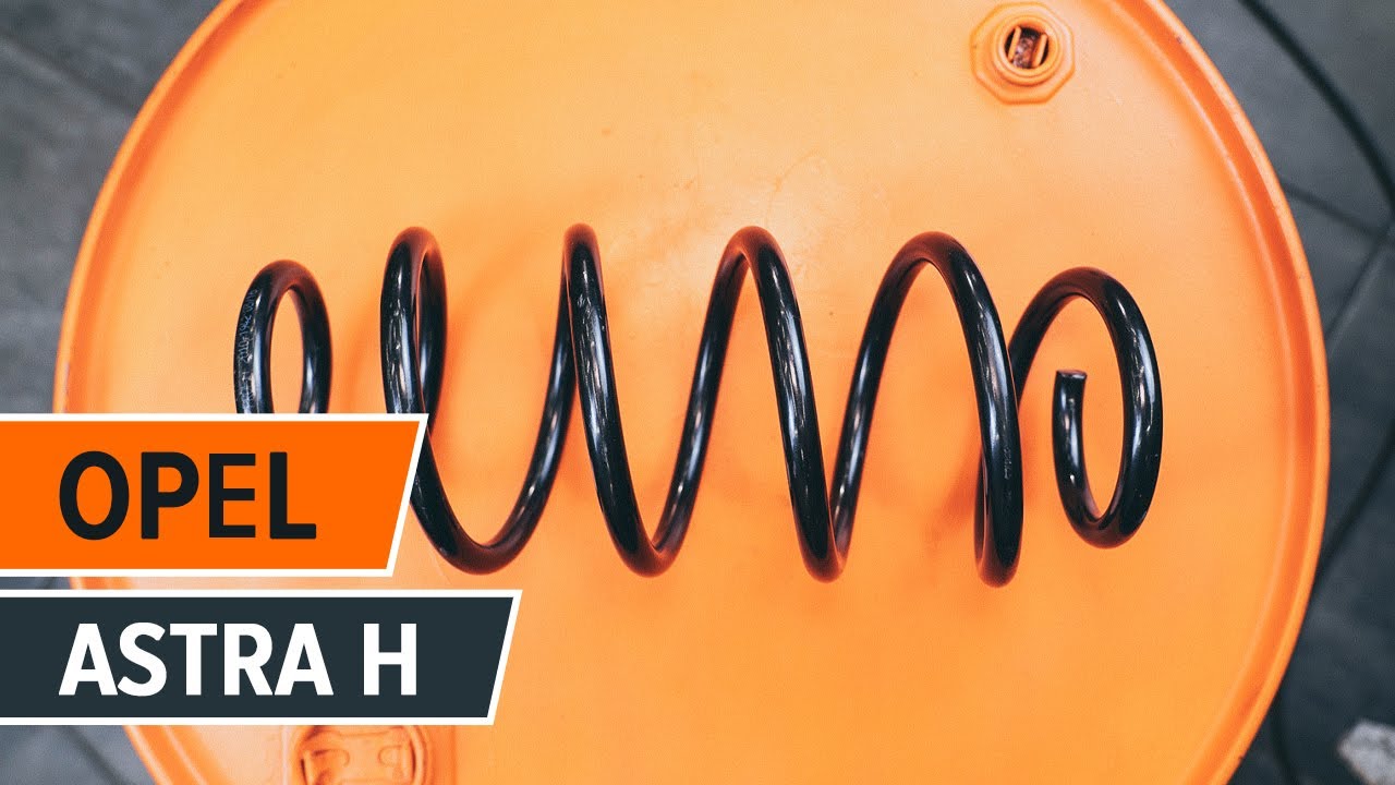 Slik bytter du fjærer bak på en Opel Astra H Caravan – veiledning