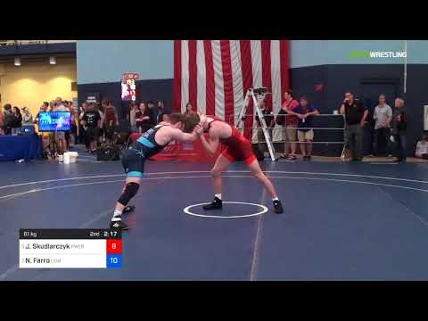 2018 FS WTT Challenge/UWW Juniors 61 Consi-Semis - Jack Skudlarczyk (PWCRTC) Vs. Nick Farro (Lehi)