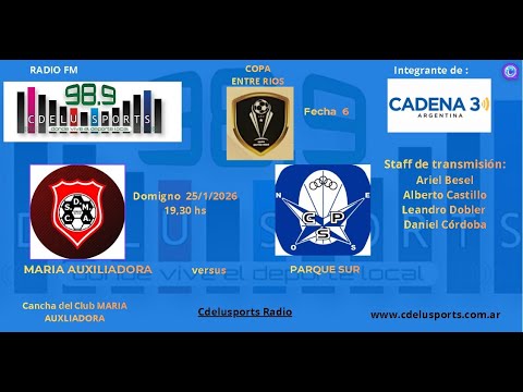 MARIA AUXILIADORA VS PARQUE SUR COPA ENTRE RIOS