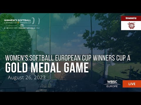 26 Women's Softball European Cup Winners Cup A Gold Medal: Sparks Haarlem (NED) VS Caronno (ITA)