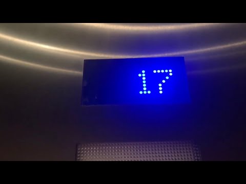 Not So Slow ThyssenKrupp TAC50 traction low rise elevators @ Northern Trust Brickell Miami, FL