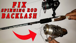 Simple way to undo a backlash in a Spinning Reel!