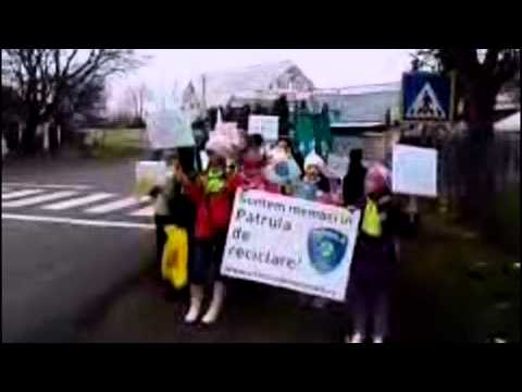 Patrula de Reciclare a Scolii Gimnaziale Urecheni, judetul Neamt