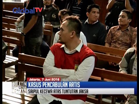 Sidang perdana, Saipul Jamil dituntut hukuman 7 tahun penjara dan denda Rp 100 juta - BIM 07/06