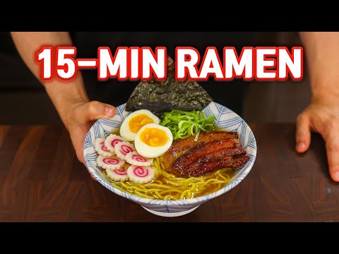 15 Minute Easy SHOYU RAMEN Recipe that Will Change Your Life!