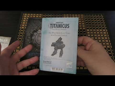 Adeptus Titanicus - Dire Wolf Heavy Scout Titan - Unboxing (AT)