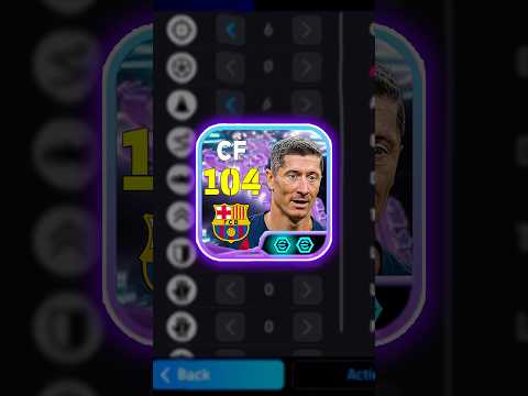 Train Lewandowski to 104 overall rating