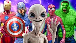 Avengers VS Aliens - Can They Save Hulk?