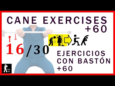 ROUTINE 16 🌅 Exercises with a cane