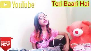 Teri Baari Hai |Mary Kom|Priyanka Chopra|Ft.Guitar Cover-Neha Hazell |Mohit Chauhan
