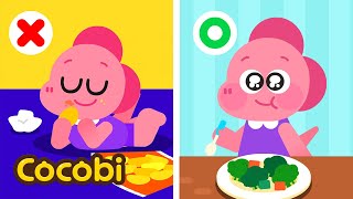Yes Yes Vegetables! Good Habits Songs for Kids | No No Song, Fruits Song and More | Cocobi