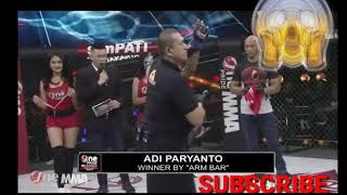 Download lagu Video full HD detik ete Siva Aprilia kesikut tangan Adi Paryanto diajang One Pride MMA 452017 mp3