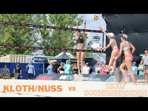 Kloth/Nuss vs. Rice/Schermerhorn 2021 AVP Atlanta Open