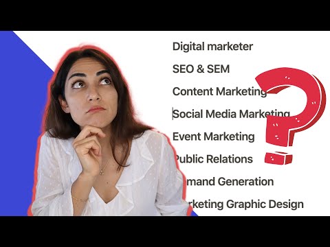 CAREER PATHS IN MARKETING - What are marketing career options you can pursue?