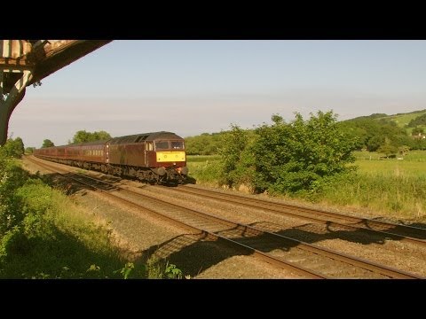 Half an Hour at (38) - Prestatyn Nant Mill 14.6.2014 - Class 47 57 158 175