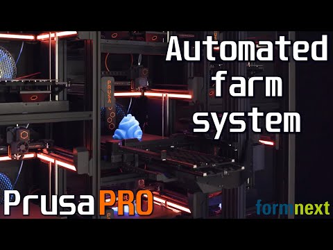 Prusa PRO AFS, hands off fully automated core XY 3D printing solution at Formnext.
