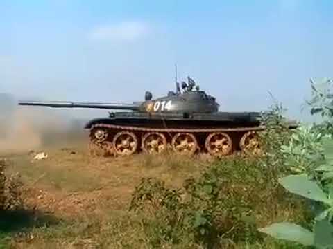 T-62 firing and ejecting case