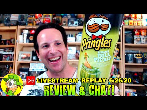 , title : 'Pringles® SCREAMIN' DILL PICKLE Review 🥔🥒 | Livestream Replay 6.26.20 | Peep THIS Out! 🕵️‍♂️'