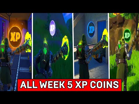 All XP Coins Locations In Fortnite Chapter 2 Season 4 (WEEK 5)