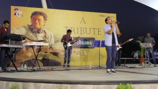 Nuvvunte naa jathaga | Ennodu nee | Santosh &amp; Abirami | ARR Tribute | Team Dhwani | Infosys Chennai