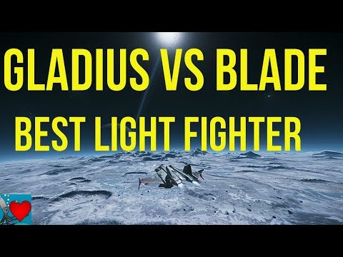 Star Citizen 3.2 Gameplay - Gladius vs Blade