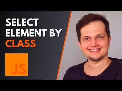 Select element by class with JavaScript (querySelector)