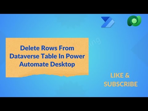 Delete Rows From Dataverse Table Action In Power Automate… - Partner