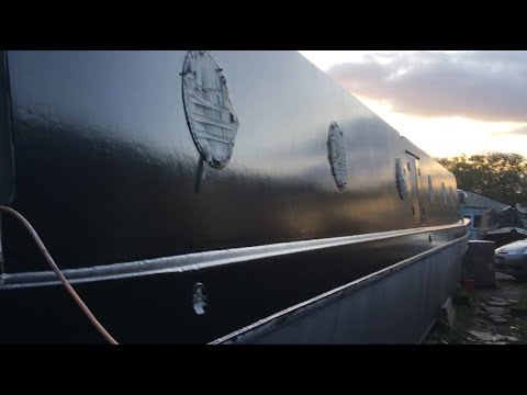 61. Narrowboat Sides Finished, Onto Work Inside