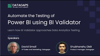 Automate The Testing of Power BI using BI Validator - Webinar