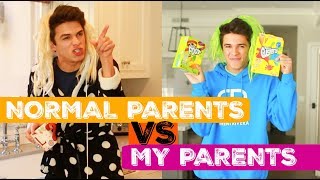 NORMAL PARENTS VS MY PARENTS | Brent Rivera