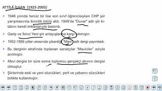 Eğitim Vadisi AYT Edebiyat 14.Föy Toplumcu Eğilim Şiirler 5 Konu Anlatım Videoları