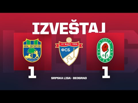 Izveštaj ZEMUN - ZVEZDARA Srpska Liga Beograd 30. Kolo