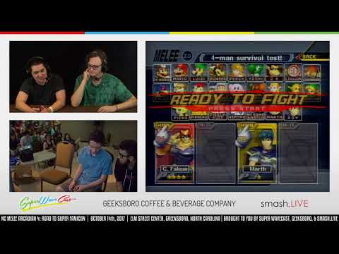 NC Melee Arcadian 4 Pools - Barracuda (Captain Falcon) vs. Poppa Squat (Marth)