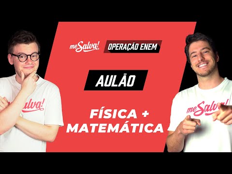 Aulão Física & Matemática - Operação ENEM 2020 Me Salva! | #FiqueEmCasa e Estude #Comigo