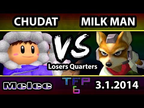 TFP6 - Chudat(Ice Climbers) Vs. MilkMan (Fox) SSBM Losers Quarters - Smash Melee