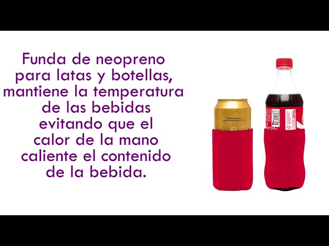 Vídeo relacionado con TAGVO Juego de 6 fundas para enfriar latas, aisladas, fáciles de poner, lavables a máquina, duraderas, de neopreno con bordes de tela cosidos