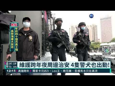 維護跨年治安 信義分局近千警力出動