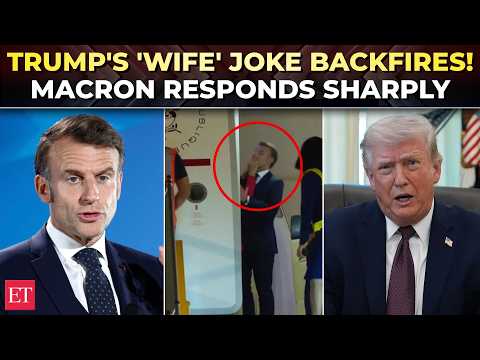 'Neither ELEGANT, nor…': Macron FIRES BACK after Trump's 'wife treats him badly' mocking remark
