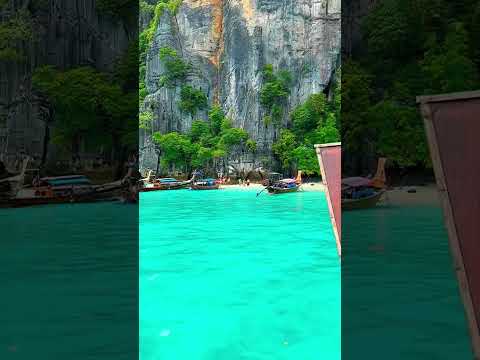 Koh Phi Phi 🏝️ Krabi , Thailand 🇹🇭 #thailand #travel #vacation #boat #trip #beach #islandlife
