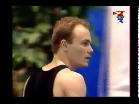 Adrian SINKIEWICZ (POL) tumbling - 1997 Europeans Eindhoven
