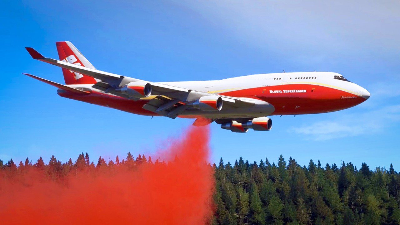 Flying a 747 Firefighting Plane Is Terrifying