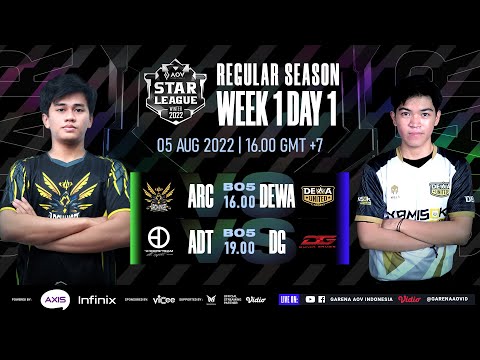 ASL 2022 Winter Week 1 Day 1 | Garena AOV Indonesia
