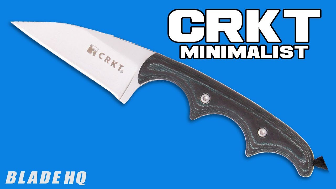 CRKT Folts Minimalist Fixed Blade Neck Knife Micarta (2" Bead Blast) 2385