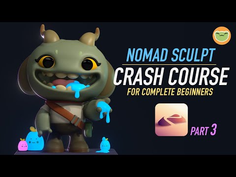 Nomad Sculpt Crash Course for Complete Beginners |  Lighting & Coloring