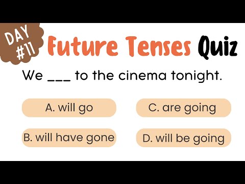 Day 11: FUTURE TENSES QUIZ | 30 Days Grammar Quiz Challenge