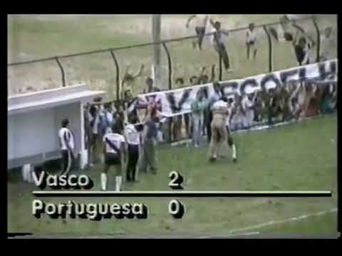 Portuguesa da Ilha 0x2 Vasco (11/05/1986) - Carioca 1986