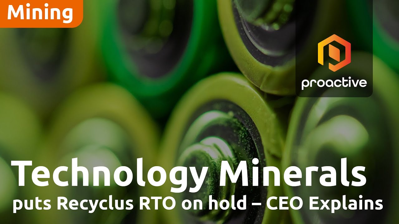 Technology Minerals puts Recyclus RTO on hold – CEO explains