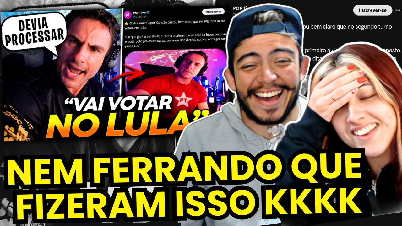 PETISTAS ESTÃO USANDO a IMAGEM do SUPER XANDÃO PRA PROMOVER O LULA... | react
